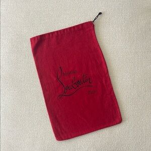 CHRISTIAN LOUBOUTIN Red Shoe Bag